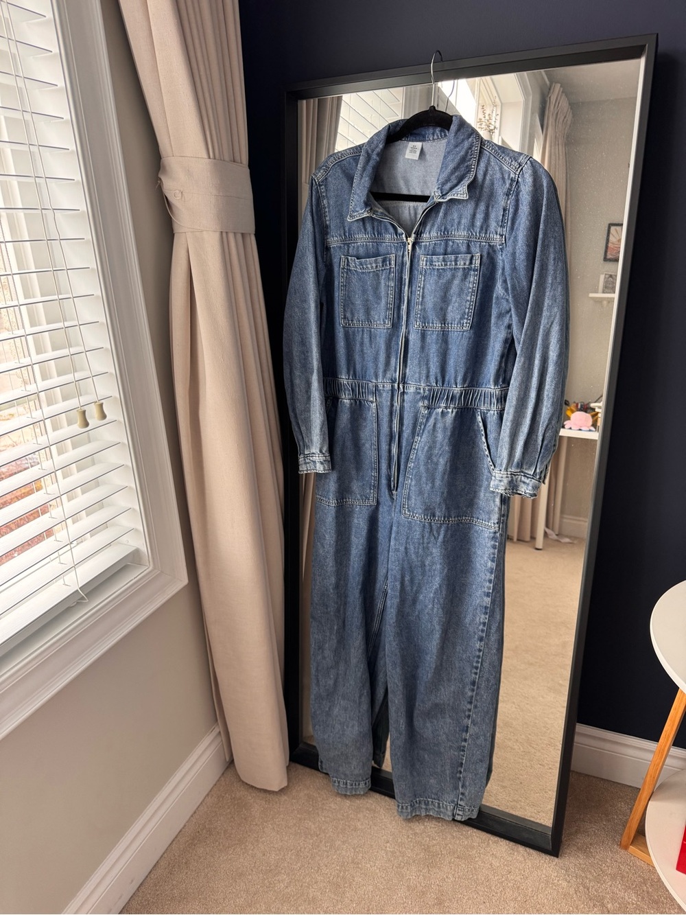H&M Denim Jumpsuit in Medium Blue